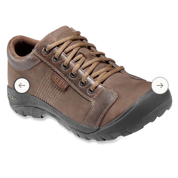 Keen Other - Keen Presidio Austin Oxford Shoes Men 10.5 Brown Leather Casual Hiking Sneakers